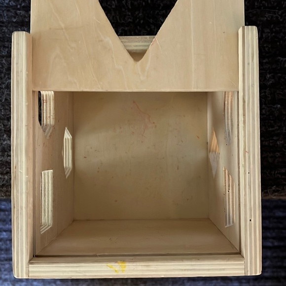 Melissa & Doug Shape Sorting Cube and Jumbo Wooden Geometric Shapes Puzzle - Picture 8 of 16